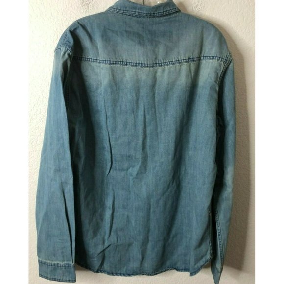 Chouyatou Men's Essential Button Down Long Sleeve - Picture 2 of 6